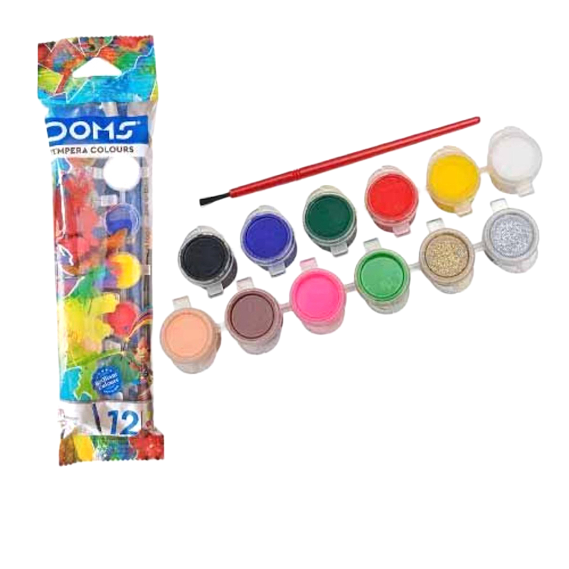 Picture of Doms Tempera Colors12 Color Shades
