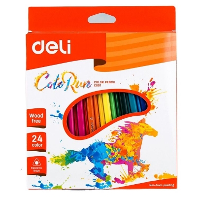 Picture of Deli	EC00120 Plastic Colored Pencil 24 Colors