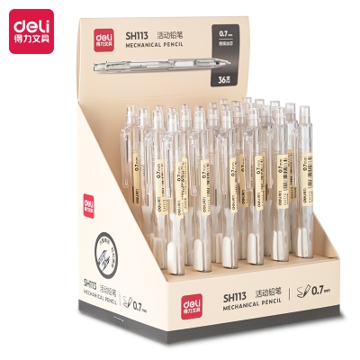 Picture of Deli SH112 Transparent Body Mechanical Pencil  0.5mm