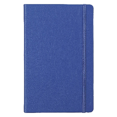 Picture of Pacific Blue Leather Cover Premium Sketchbook , Acrylic and Gouache Pad with elastic Band A5 Size