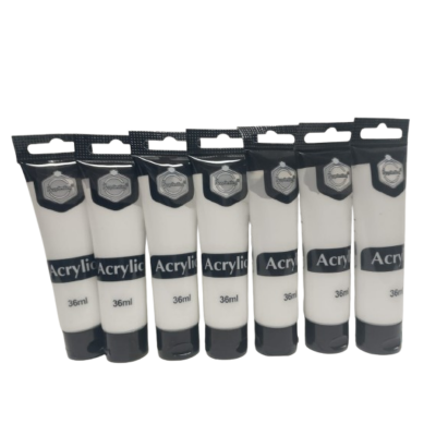 Picture of KeepSmiling Acrylic Paint Color, 36 ML White