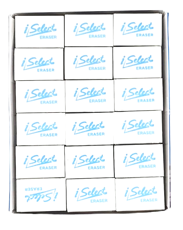 Picture of Deli i-Select H326  Dust Free White Eraser - 4 Pcs