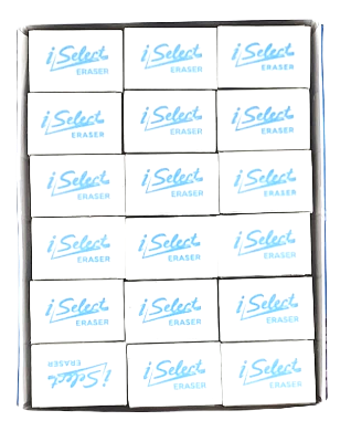 Picture of Deli i-Select H326  Dust Free White Eraser - 4 Pcs