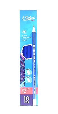 Picture of Deli i-Select Pencil C059 HB-10 Pcs with Sharpner and eraser