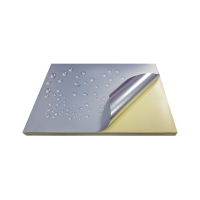 Picture of 10 Sheets A4 size Glossy Silver sticker