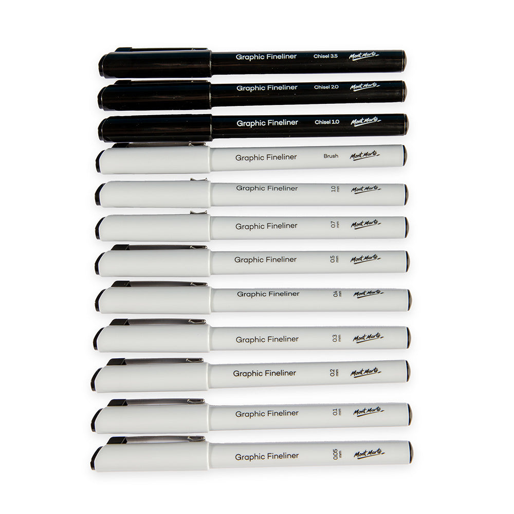 Picture of Mont Marte Technical Drawing Pens 12pc