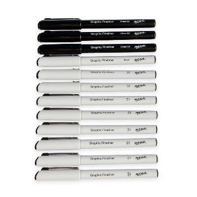 Picture of Mont Marte Technical Drawing Pens 12pc