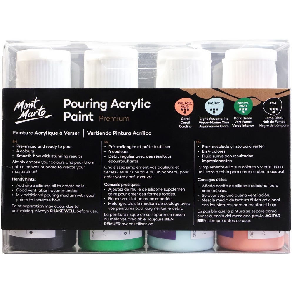 Picture of Mont Marte Pouring Acrylic 60ml-Rainforest