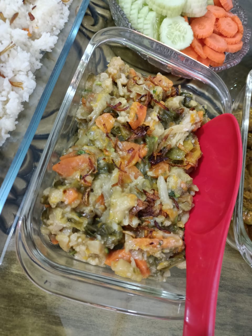 Picture of H and  S Glass Serving Dish Oven Proof Tempered - Transparent ( 1 pc )