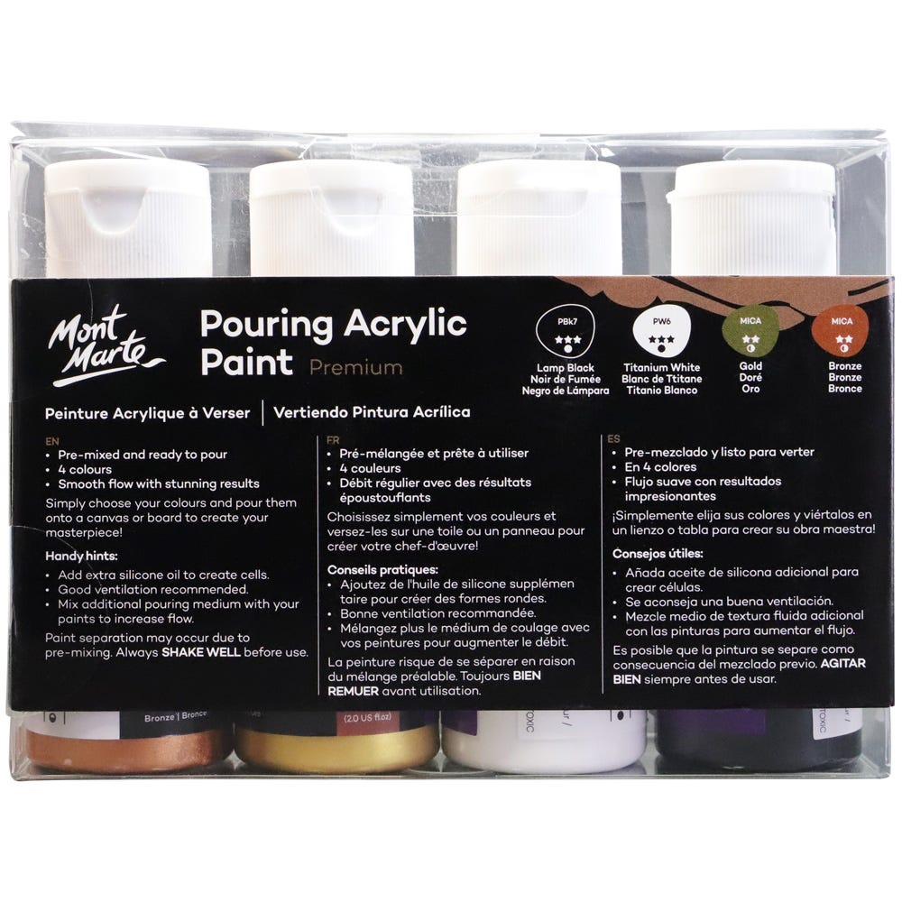 Picture of Mont Marte Pouring Acrylic 60ml-Celestial