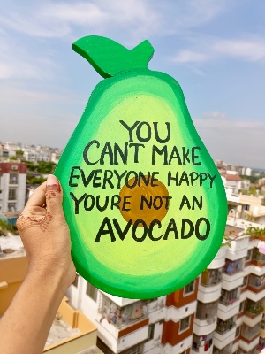 Picture of wooden wall home decor item | wall decor |Home vibes | home decor | gift item | decor love |