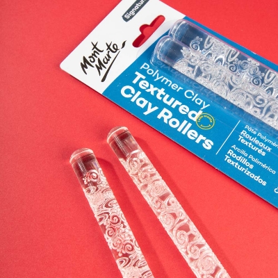 Picture of Mont Marte Polymer Clay Textured Roller-2pcs