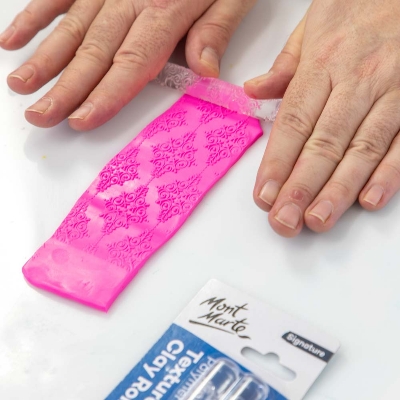 Picture of Mont Marte Polymer Clay Textured Roller-2pcs