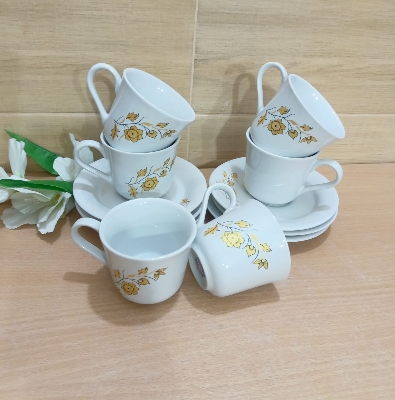 Picture of ceramic cup with saucer