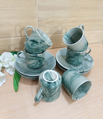 Picture of ceramic cup with saucer