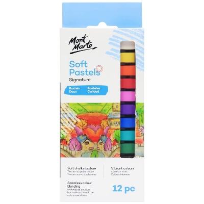 Picture of Mont Marte Soft Pastels 12pc