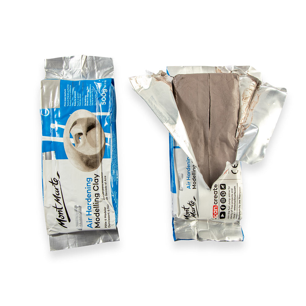 Picture of Mont Marte Air Hardening Modelling Clay-Grey 500gm