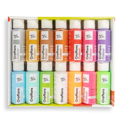 Picture of Mont Marte CRAFTERS COLOR METALLIC & FLURO 14PC*60ML