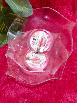 Picture of glass sarving bowl \H&S