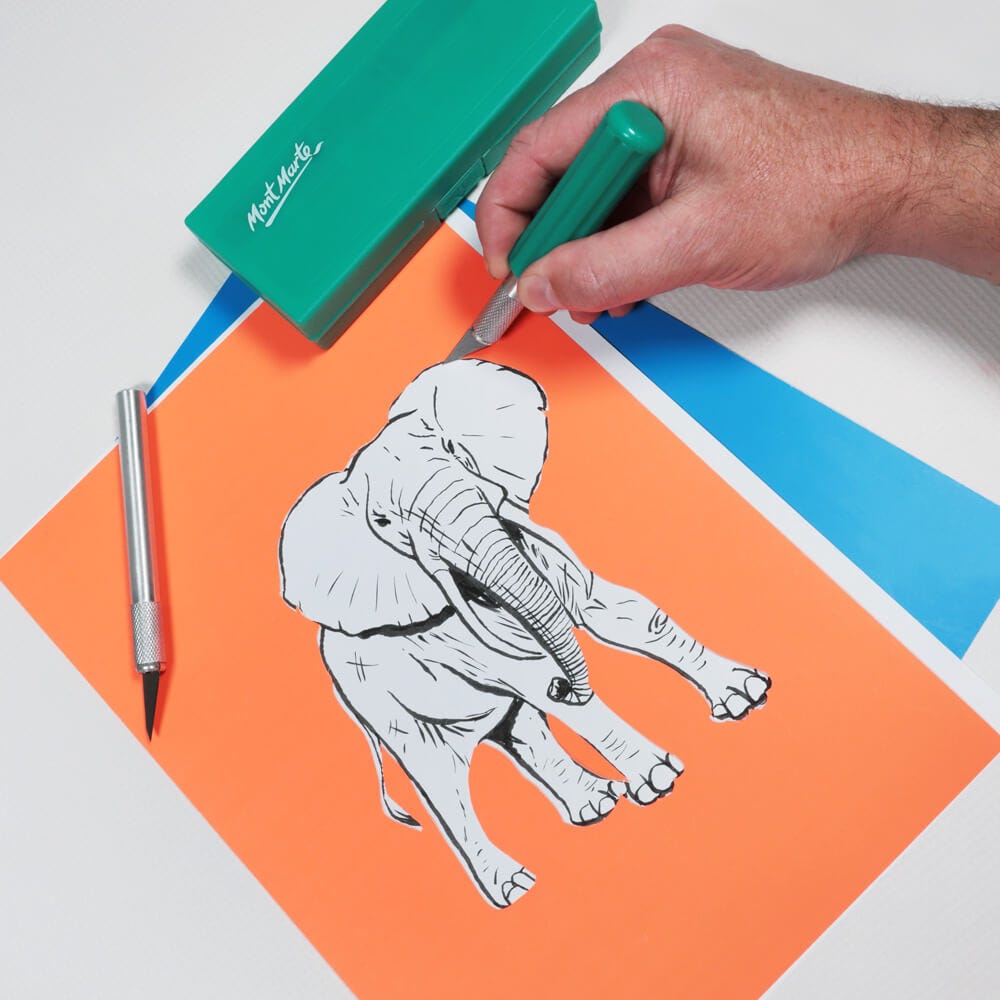 Picture of Mont Marte Hobby Knife Set SK5 Blades 13pc