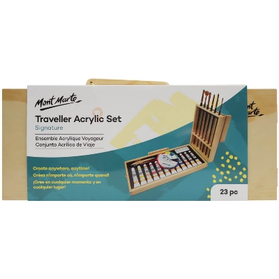 Picture of Mont Marte Traveller Acrylic Set 23pc