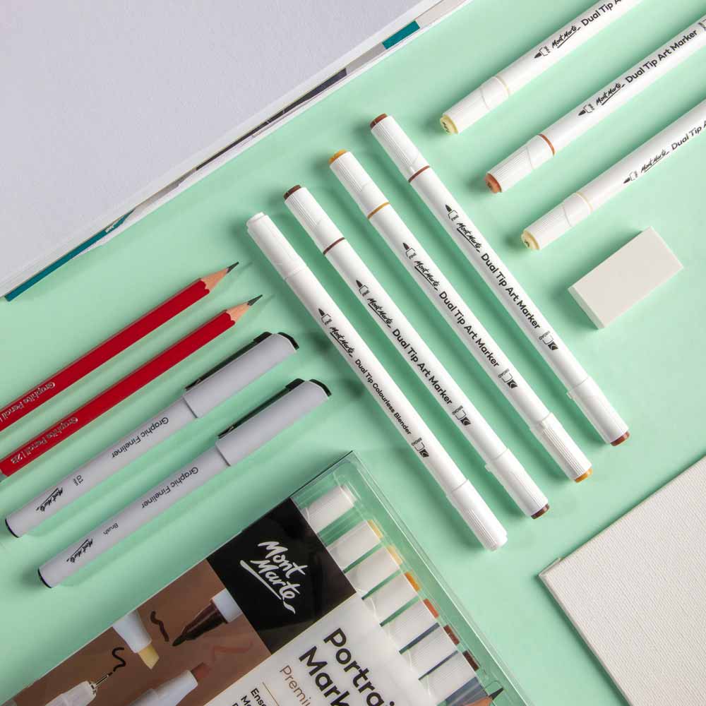 Picture of Mont Marte Portrait Alcohol Marker Set 12pc