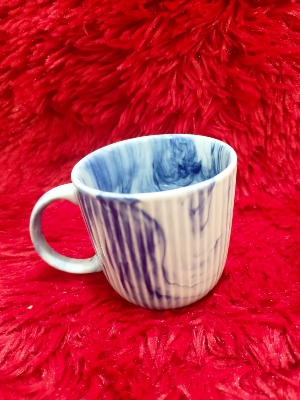Picture of marble Ramkin Ceramic Coffee Mug  \green marble\ blue marble\ deep green marble