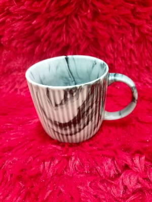 Picture of marble Ramkin Ceramic Coffee Mug  \green marble\ blue marble\ deep green marble