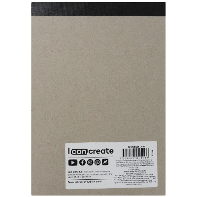 Picture of Mont Marte Black Paper Sketch Pad 25 sheet 140gsm A5