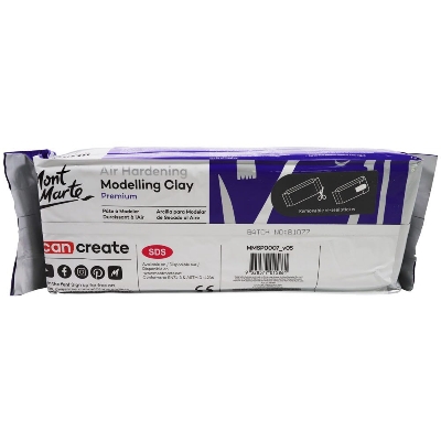 Picture of Mont Marte Air Hardening Modelling Clay-White 2kgs