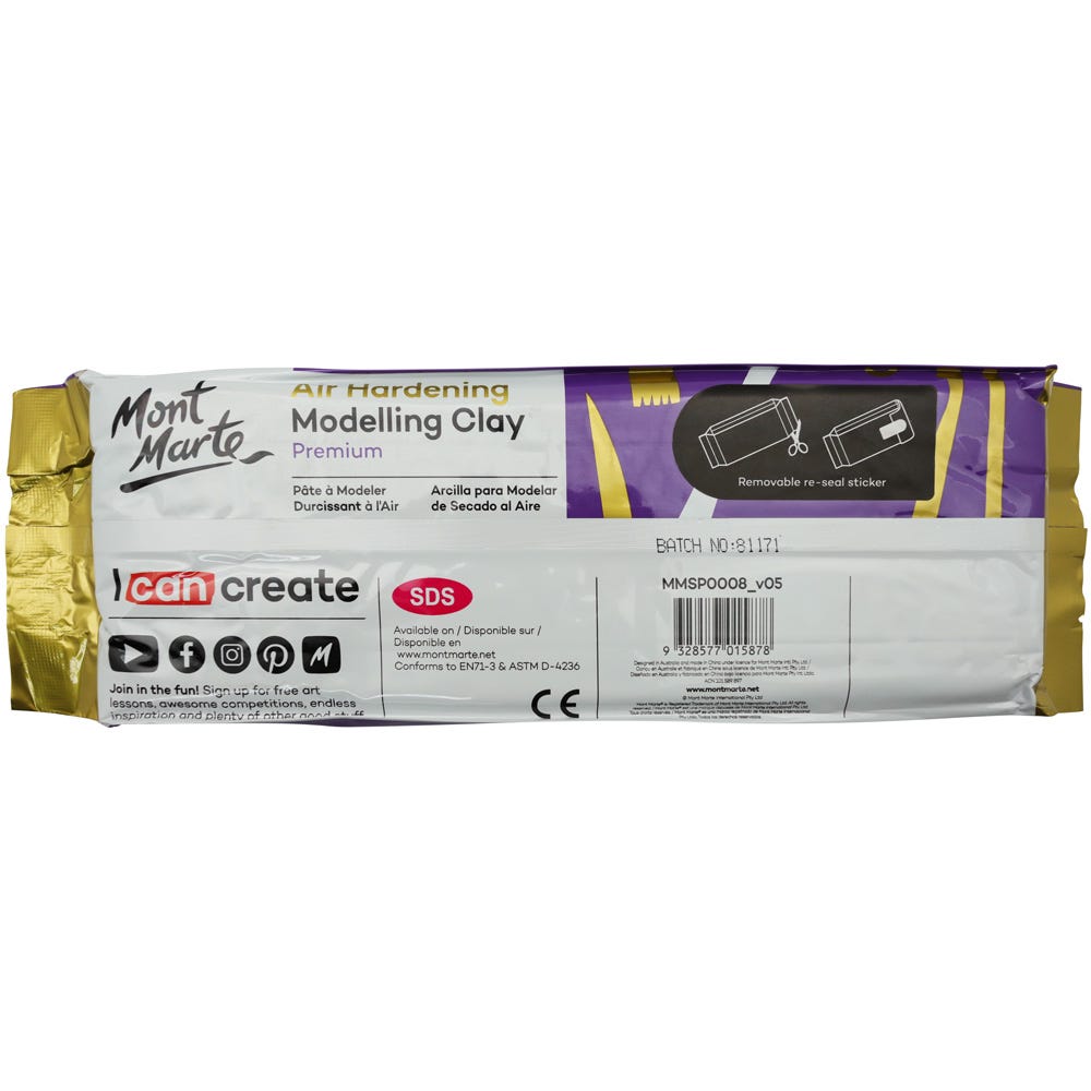 Picture of Mont Marte Air Hardening Modelling Clay-Terracotta 2kgs