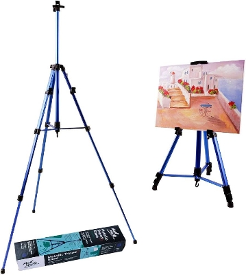 Picture of Mont Marte Signature Metallic Tripod Easel – Blue