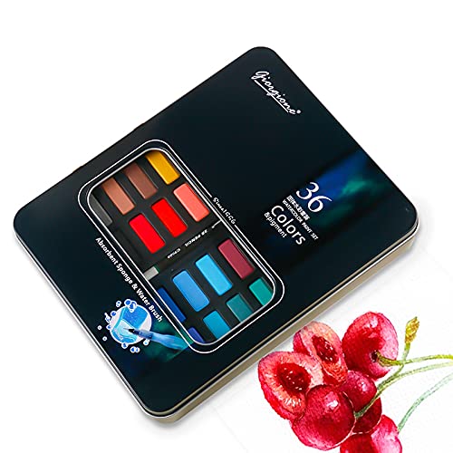 Picture of Giorgione® Classic 36 Solid Watercolor Paints Set