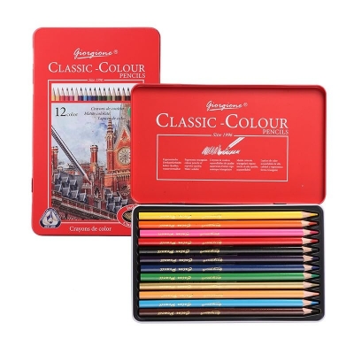Picture of Giorgione® Artists Colouring Pencils Tin (Set of 12)