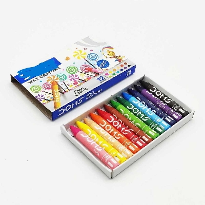 Picture of DOMS Non Toxic Wax Crayon 12 shade X 2 Pack