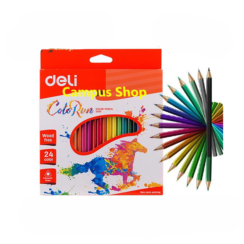 Picture of Deli 24 Color Pencils for Artist