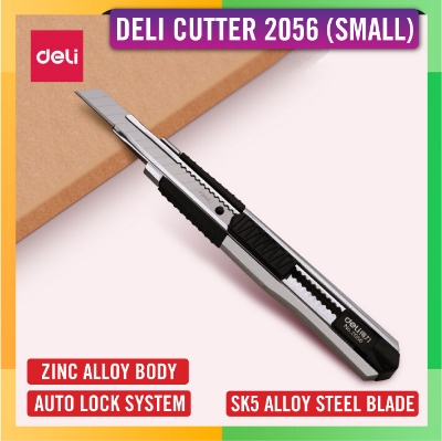 Picture of Deli Cutter 2056 With SK5 Alloy Steel Blade / Premier Quality Zinc Alloy Body Heavy Duty Cutter Small