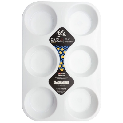 Picture of Mont Marte Deep Well Plastic Palette 6 hole