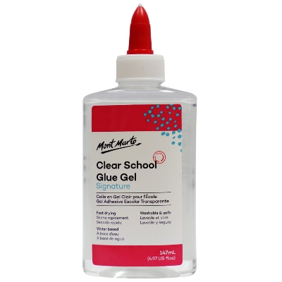 Picture of Mont Marte Clear School Glue 147ml Washable