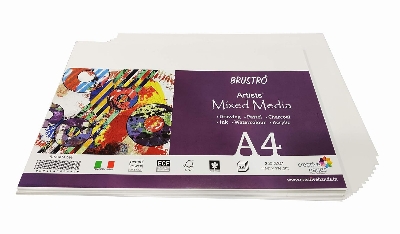 Picture of Brustro Artists Mixed Media Paper A4, 250 GSM, 36 Sheets
