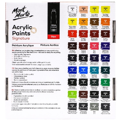 Picture of Mont Marte Acrylic Paints 36ml*12pcs