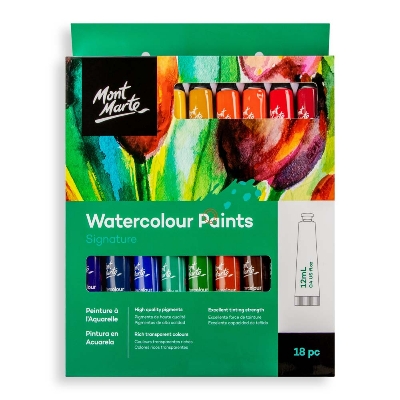 Picture of Mont Marte Watercolor paints 18pc*12ml