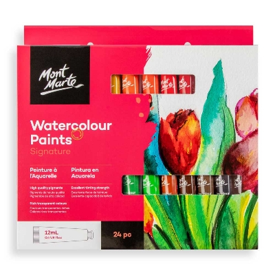 Picture of Mont Marte Watercolor Paints 24pc*12ml