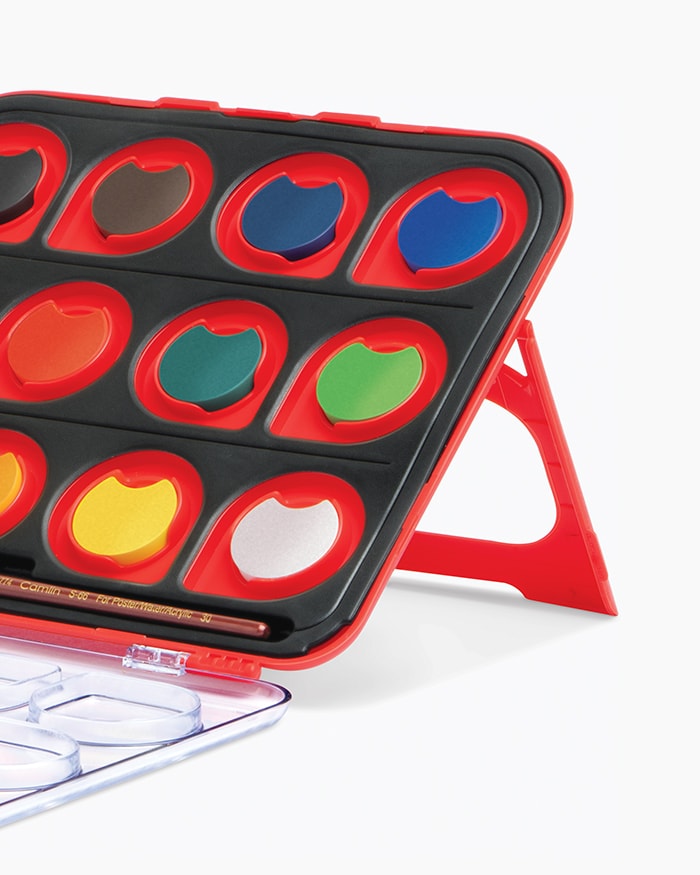 Picture of Camel Color Pad 12 shades Water color cake 12 shade