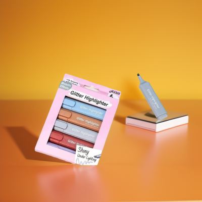 Picture of Metallic Effect Glitter Highlighter Pens