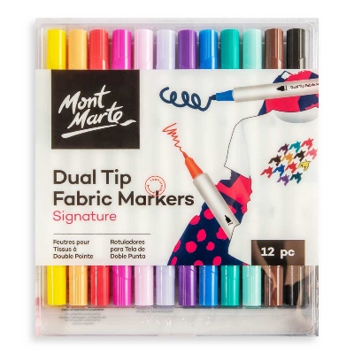 Picture of Mont Marte Fabric Markers 12pc