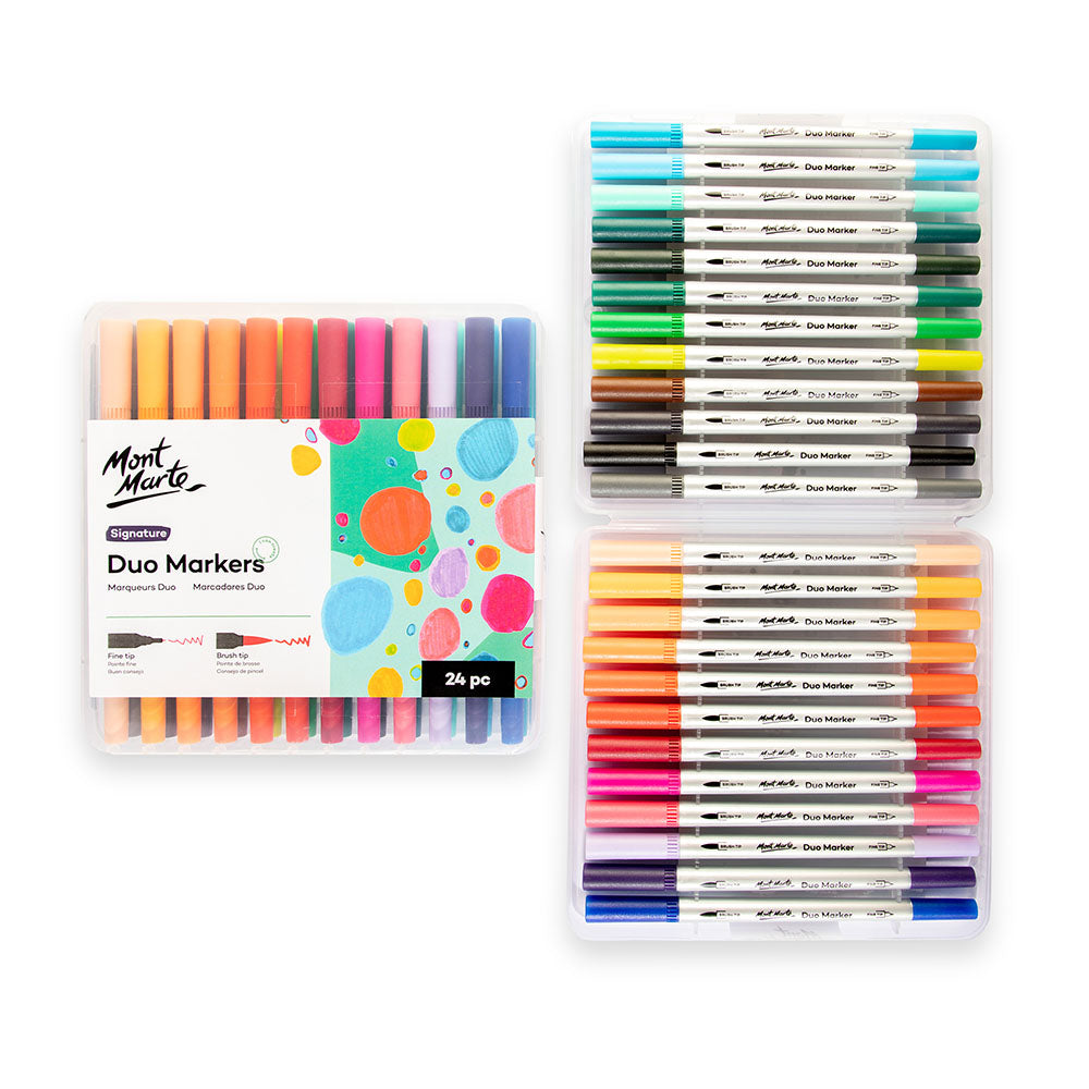Picture of Mont Marte Duo Markers 24pc in Case