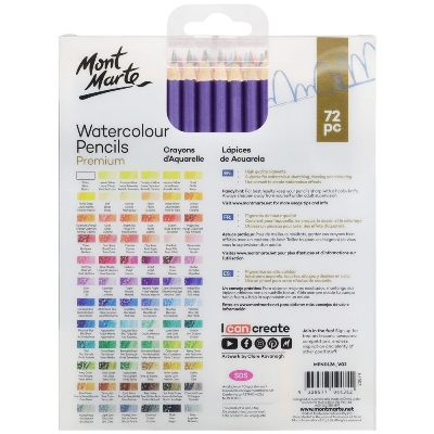 Picture of Mont Marte Premium Watercolour Pencils 72pc
