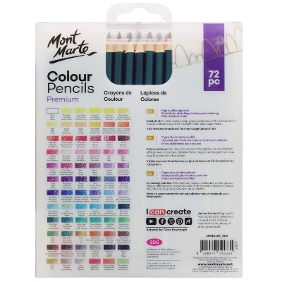 Picture of Mont Marte Premium Colour Pencils 72pc