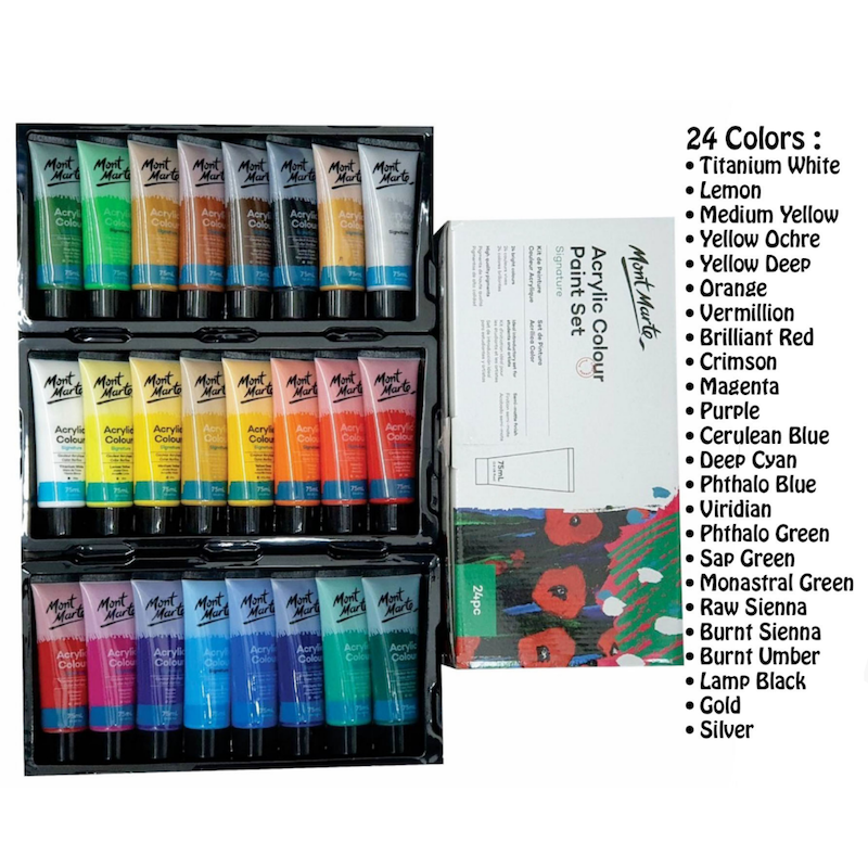 Picture of Mont Marte Acrylic Paint Signature 75ml (Single Colour)